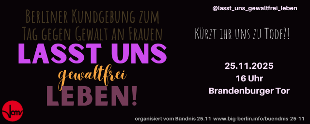25.11.2025 Kundgebung 25.11.2025 Kundgebung