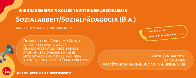 Mitarbeit im VAMV Mitarbeit im VAMV