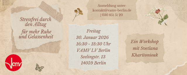 Workshop: Stressfrei durch den Alltag