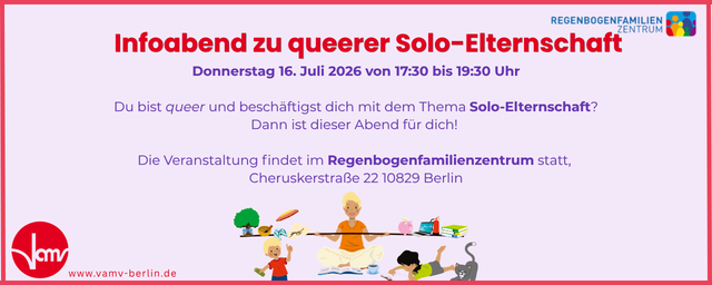Infoabend queere Solo-Elternschaft  