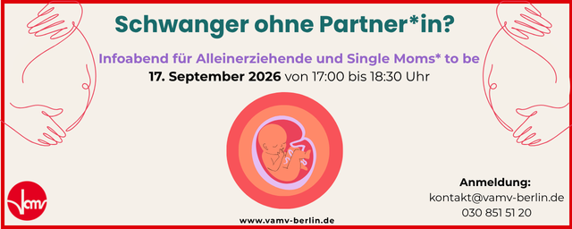 Schwanger ohne Partner*in? – Infoabend Schwanger ohne Partner*in? – Infoabend