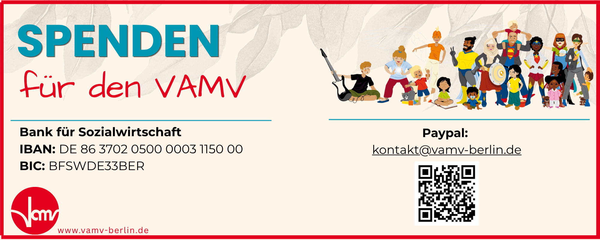 Spenden für den VAMV 