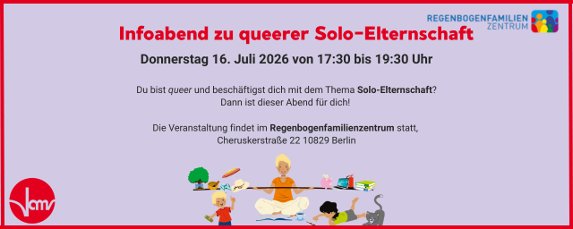 Infoabend queere Solo-Elternschaft Infoabend queere Solo-Elternschaft