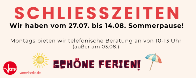 Sommerpause Sommerpause